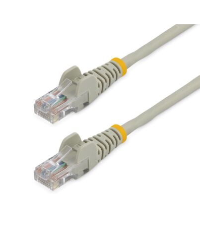 StarTech.com Cat5e Patch Cable with Snagless RJ45 Connectors - 1m, Gray