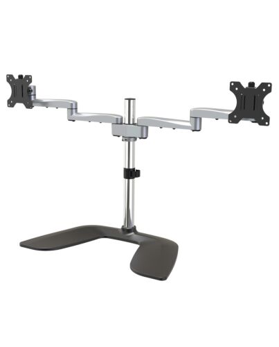 StarTech.com Dual Monitor Stand - Ergonomic Desktop Monitor Stand for up to 32