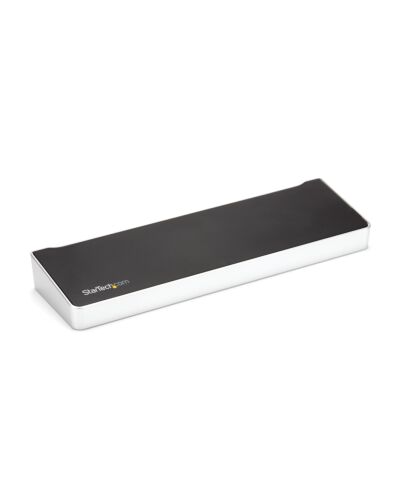 StarTech.com 4K USB-C Dock , Triple UHD 4K Monitor Docking Station, Mac & Windows, USB C to HDMI & DisplayPort, 60W Power Delivery, 5x USB 5Gbps Hub - TAA
