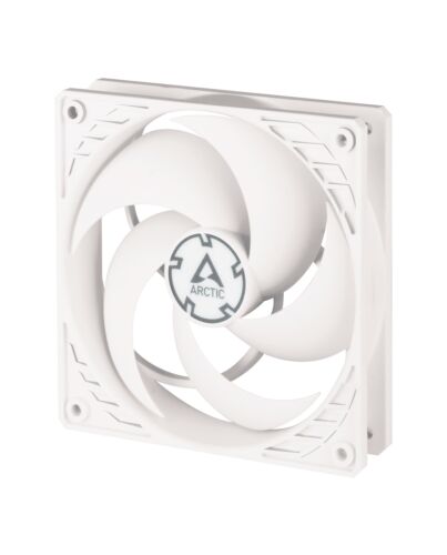 ARCTIC P12 PWM PST (White/White) Pressure-optimised 120 mm Fan with PWM PST