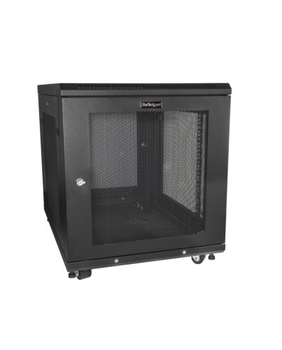 StarTech.com 4-Post 12U Server Rack Cabinet, Lockable 19