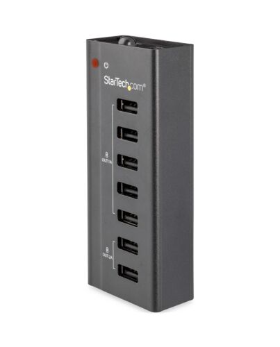 StarTech.com 7-Port USB Charging Station with 5x 1A Ports and 2x 2A Ports