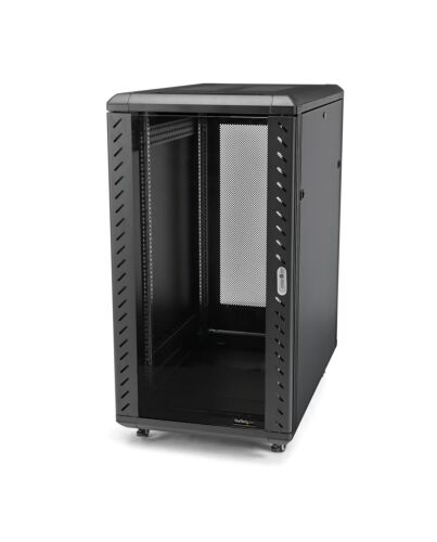 StarTech.com 4-Post 18U Server Rack Cabinet, Lockable 19