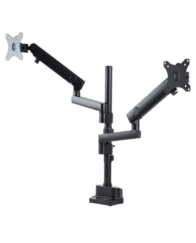 StarTech.com Desk Mount Dual Monitor Arm, Full Motion Monitor Mount for 2x VESA Displays up to 32