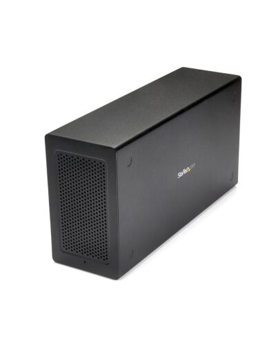 StarTech.com Thunderbolt 3 PCIe Expansion Chassis, External Enclosure with One PCI Express Slot, PCIe Box for Laptops/Desktops/All-In-Ones, 5K/4K Output Via TB3/DP Ports, TAA Compliant