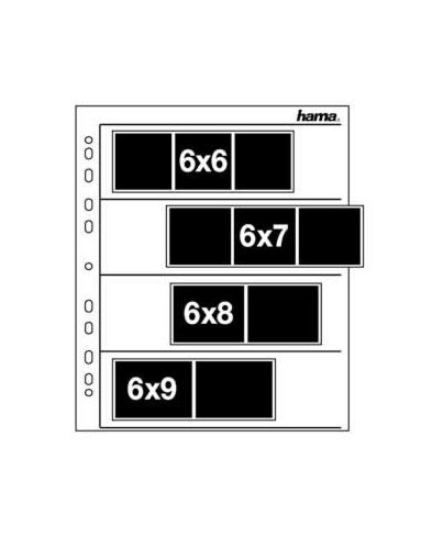 Hama Negative sleeves, 60 - 70 mm, Glassine matt photo album 4 sheets 60 x 70 mm