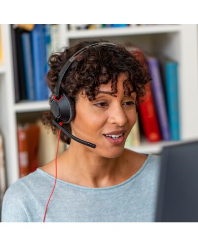 HP Poly Blackwire 5220 Stereo USB-C Headset +3.5mm Plug +USB-C/A Adapter 8X231AA