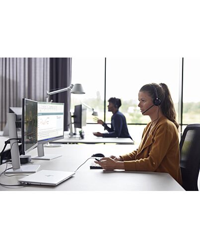 Poly EncorePro 520V Binaural Headset VoiceTube +Quick Disconnect