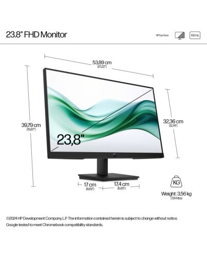 HP Series 3 Pro 23.8 inch FHD Monitor - 324pv 9U5C1AA#ABU