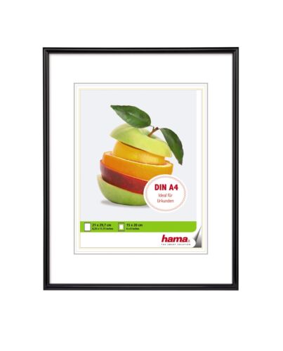Hama Sevilla Single picture frame Black, Transparent