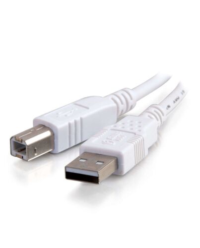 C2G 2m USB 2.0 A/B Cable - White