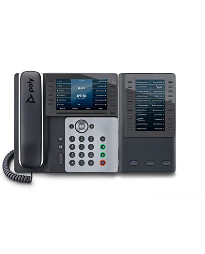 POLY Edge E500 IP Phone and PoE-enabled