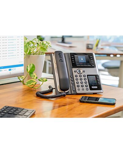 Poly Edge E450 IP Phone and PoE-enabled