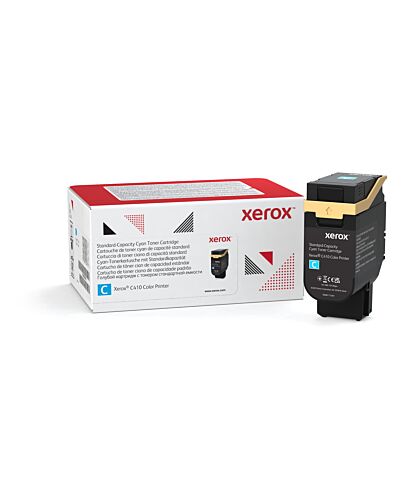 Xerox Genuine ® C410 Color Printer​/​VersaLink® C415 Color Multifunction Printer Cyan Standard capacity Toner Cartridge (2000 Pages) - 006R04678 006R04678