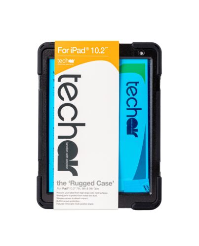 Techair TAXIPF069v2-S iPad 10th & (A16) 11th generation military grade rugged case with shoulder strap.