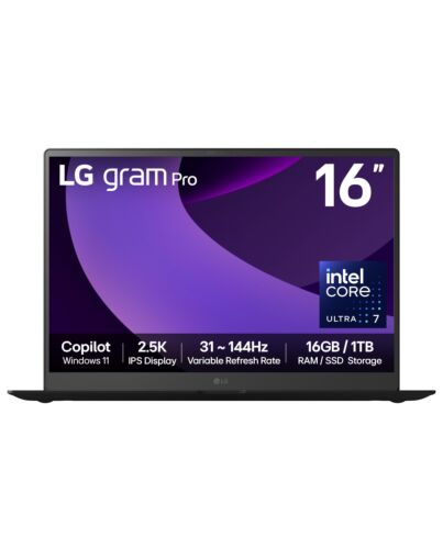 LG Gram Pro 16Z90TP-G.AA78A1 laptop Intel Core Ultra 7 225H 40.6 cm (16