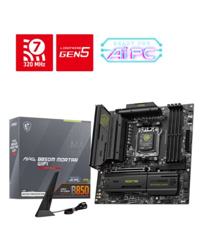 MSI MAG B850M MORTAR WIFI motherboard AMD B850 Socket AM5 micro ATX