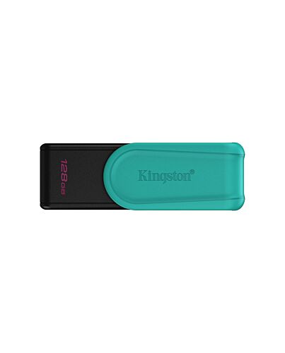 Kingston Technology DataTraveler 128GB Portable USB 3.2 Gen 1 Exodia S (Black/Turquoise)