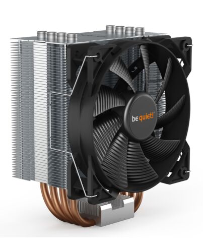 be quiet! Pure Rock 2 CPU Cooler, Single 120mm PWM Fan, For Intel Socket:1700/ 1200 / 2066 / 1150 / 1151 / 1155 / 2011(-3) square ILM; For AMD Socket: AM4 / AM3(+) 150W TDP, 155mm Height