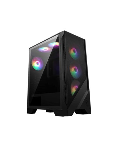 MSI MAG Forge 120A AIRFLOW Midi Tower Black, Transparent