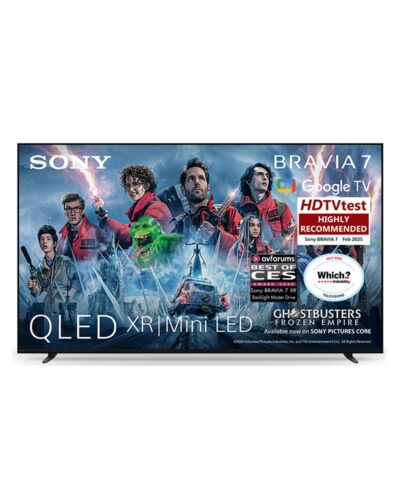 Sony BRAVIA 7 QLED (XR l Mini LED) 75 Inch 4K HDR Google Smart TV (2024) | Gaming Features for PlayStation 5, IMAX Enhanced, Dolby Vision Atmos, Chromecast, AirPlay, 120Hz