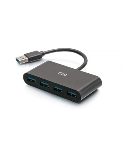 C2G 4-Port USB-A 3.0 Hub - SuperSpeed USB 5Gbps