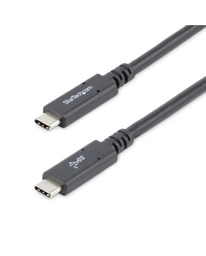 StarTech.com 6 ft (1.8 m) USB C to USB C Cable - 5A, 100W PD 3.0 - Certified Works With Chromebook - USB-IF Certified - M/M - USB 3.0 5Gbps - USB C Charging Cable - USB Type C Cable