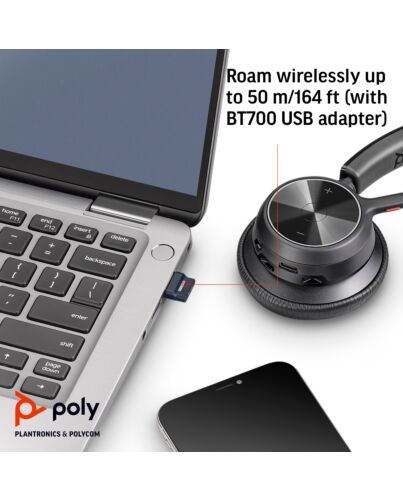 Poly Voyager 4320 USB-C Headset +BT700 dongle