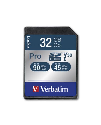 Verbatim Pro 32 GB SDHC UHS Class 10