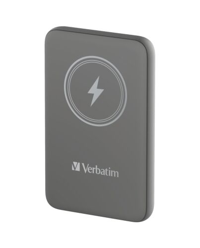 Verbatim Charge 'n' Go Magnetic Wireless Power Bank 10000mAh Grey