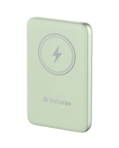 Verbatim Charge 'n' Go Magnetic Wireless Power Bank 10000mAh Green