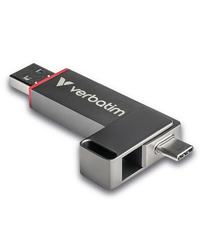 Verbatim Dual QuickStick USB flash drive 1 TB USB Type-A / USB Type-C 3.2 Gen 1 (3.1 Gen 1) Grey