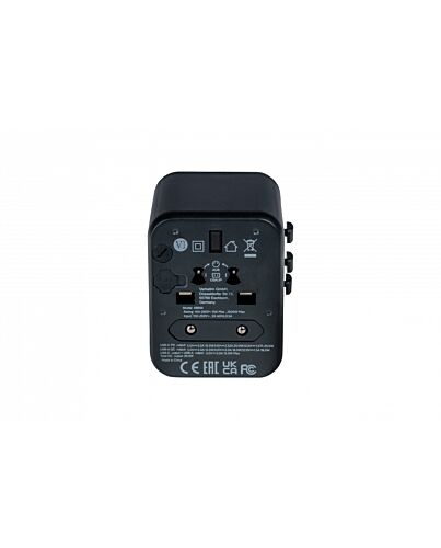 Verbatim 49544 power plug adapter Universal Black