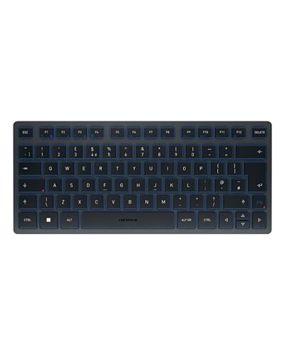 CHERRY KW 7100 MINI BT keyboard Universal Bluetooth QWERTY UK English Blue