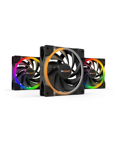 be quiet! Light Wings 120mm ARGB PWM High Speed Fan Black 3 Pack