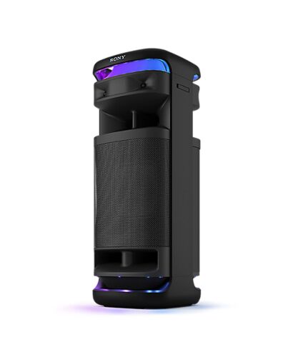 Sony ULT TOWER 10 - Ultimate Bluetooth Party Speaker with ULT POWER SOUND, Ultimate Deep BASS, X-Balanced Speakers, 360 LED Lighting, Party Features, Wireless Mic, Portable, Castor Wheels - Black