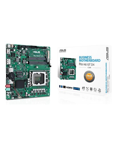 ASUS Pro H610T D4-CSM Intel H610 LGA 1700 mini ITX
