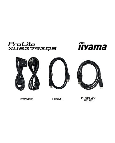 iiyama ProLite 27” QHD IPS technology panel with 150mm height adjustable stand and 100Hz refresh rate