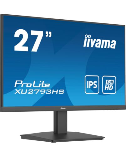 iiyama ProLite 27” Full HD IPS monitor with edge-to-edge design, perfect for multi-monitor setups