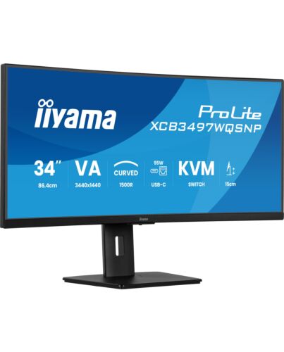 iiyama ProLite XCB3497WQSNP-B1 computer monitor 86.4 cm (34