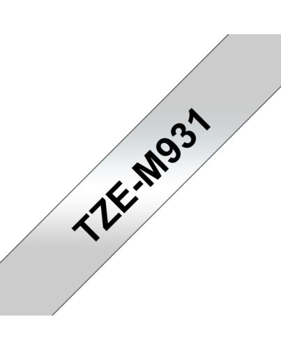 Brother TZE-M931 label-making tape Black on silver