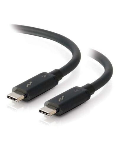 C2G 2m Thunderbolt 3 Cable (20Gbps) – Thunderbolt Cable – 4K support – Black
