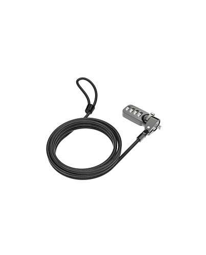 Compulocks T-bar Security Combination Cable Lock Black