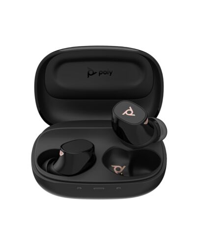 Poly Voyager Free 20 Black Earbuds +Basic Charge Case Customer Special 1