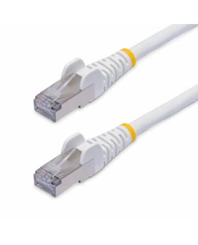 StarTech.com 2m White CAT8 Ethernet Cable, Snagless RJ45, 25G/40G, 2000MHz, 100W PoE++, S/FTP, 26AWG Pure Bare Copper Wire, LSZH, Shielded Network Patch Cord w/Strain Reliefs, Fluke Channel Tested