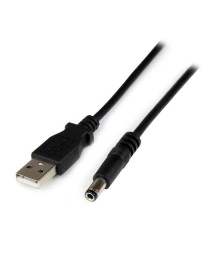 StarTech.com USB to 5.5mm Power Cable - Type N Barrel - 1m USB2TYPEN1M