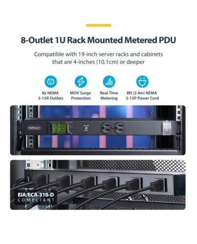 StarTech.com 50cm Blue CAT8 Ethernet Cable, Snagless RJ45, 25G/40G, 2000MHz, 100W PoE++, S/FTP, 26AWG Pure Bare Copper Wire, LSZH, Shielded Network Patch Cord w/Strain Reliefs, Individually Tested NLBL-50C-CAT8-PATCH