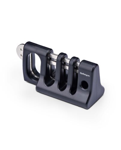 StarTech.com Peripheral Cable Anchor Lock, Secure Keyboard/Mouse, Cable Lock For Shared Office/Public Computers, Cable Trap Compatible w/Laptop Security Cable/Padlock - TAA