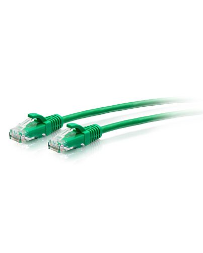 C2G 3m Cat6a Snagless Unshielded (UTP) Slim Ethernet Patch Cable - Green