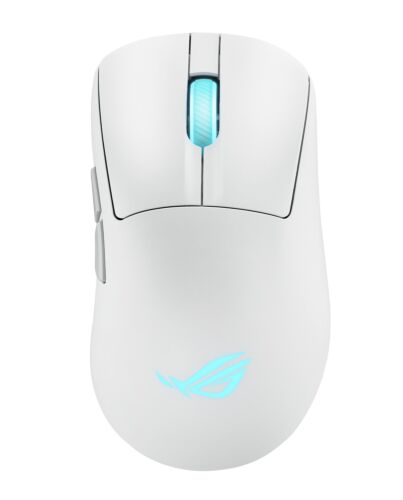 ASUS ROG Keris II Origin WHT mouse Gaming Right-hand RF Wireless + Bluetooth + USB Type-A Optical 42000 DPI 90MP04A0-BMUA10